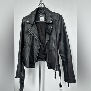 Zara Genuine Leather Jacket (Women’s Size S)